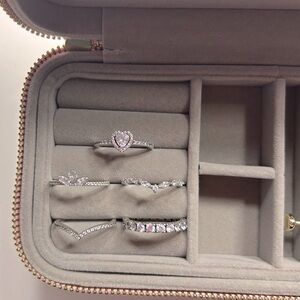 Pandora Authentic Silver Rings Size 9